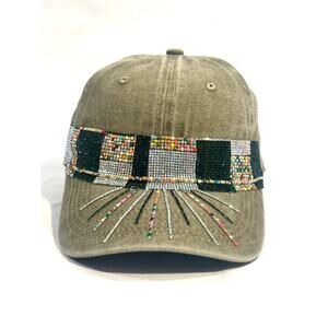 Handmade Rhinestone Bling Glamorous stonewashed Streetwear Baseball Cap Hat